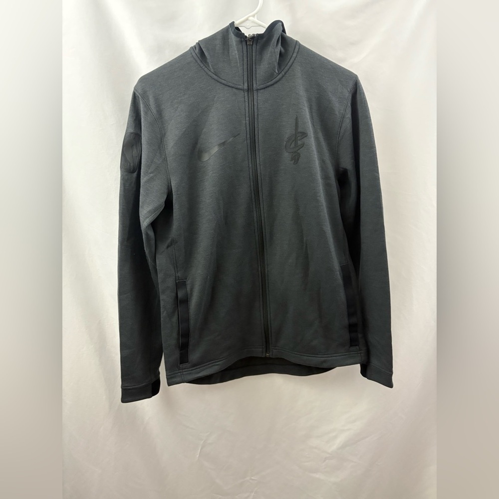 Nike Tech Hoodie XL Youth NBA Cleveland Cavaliers Dark Gray Basketball Dri-Fit - Picture 11 of 11